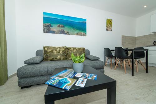 Ruang duduk di Apartmani Spiline - Mia