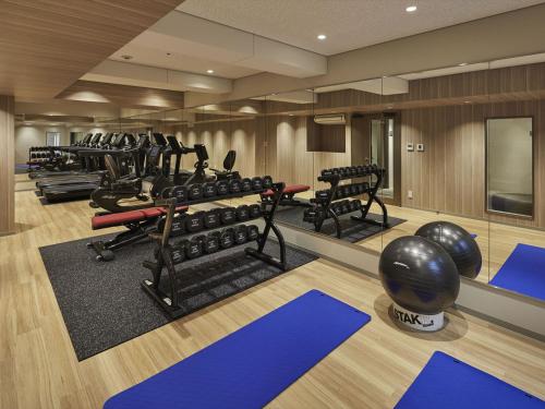 Fitness centrum a/nebo fitness zařízení v ubytování Hotel Vischio Kyoto by GRANVIA