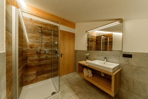Kúpeľňa v ubytovaní Mooserhof