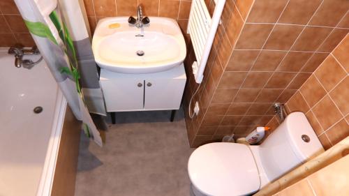 Kúpeľňa v ubytovaní Mon Mounier : Studio cosy au pied des pistes / Vue de rêve !