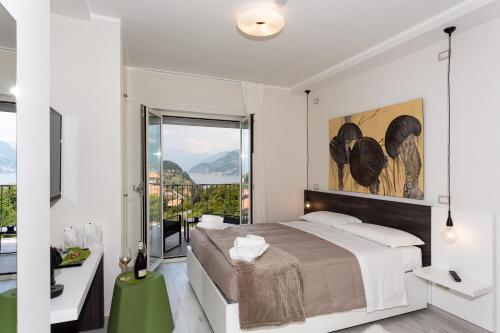 Postel nebo postele na pokoji v ubytování Domus Bellagio