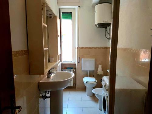 Kylpyhuone majoituspaikassa Nido del Gabbiano