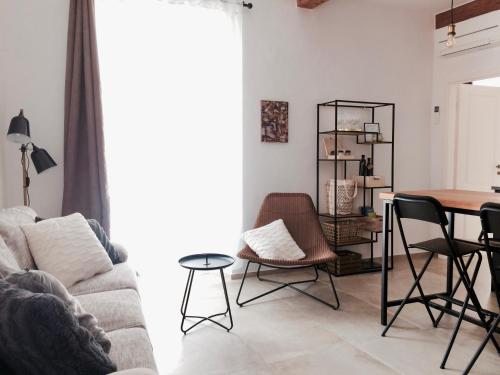 Χώρος καθιστικού στο Casa Bibiana