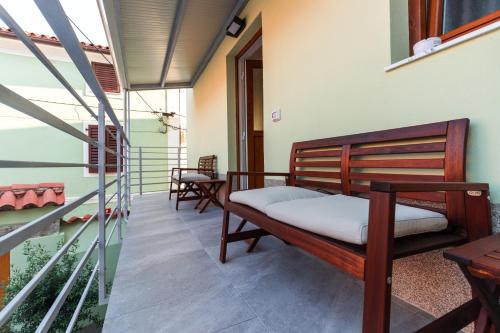 Ένα ή περισσότερα κρεβάτια σε δωμάτιο στο Apartments Amavi