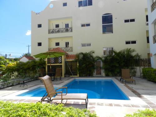 Piscina a Vanilla House o a prop