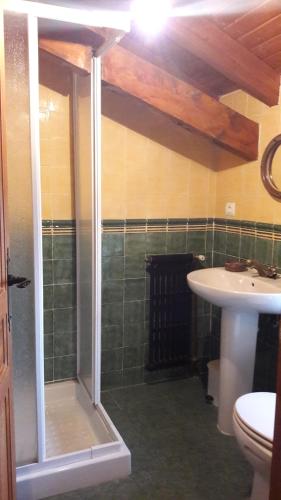 Koupelna v ubytování Casa rural Albina
