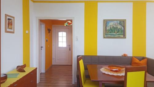 Χώρος καθιστικού στο Ferienhaus am Traumpfad