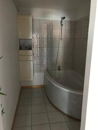 Ένα μπάνιο στο Résidence de l’ex hôtel des roches