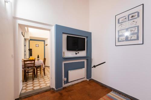 Μια τηλεόραση ή/και κέντρο ψυχαγωγίας στο Stella apartment