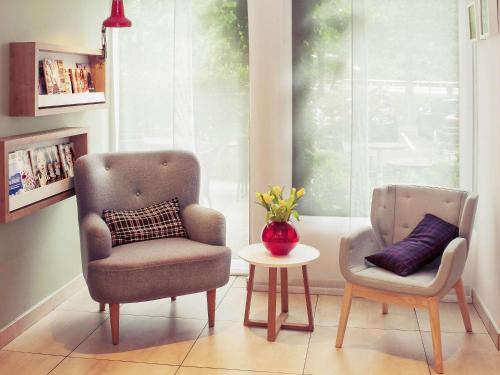 Un lugar para sentarse en Mercure Hotel Forbach Centre de Loisirs