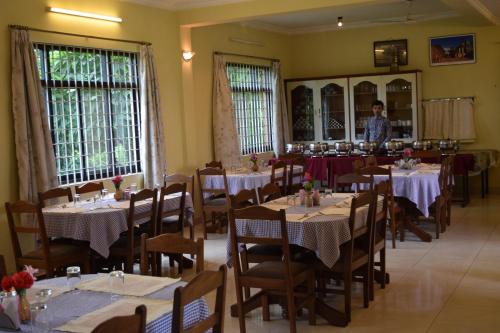 Restaurace v ubytování sakya guest house