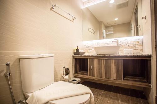 Ένα μπάνιο στο Kesorn Boutique Hotel