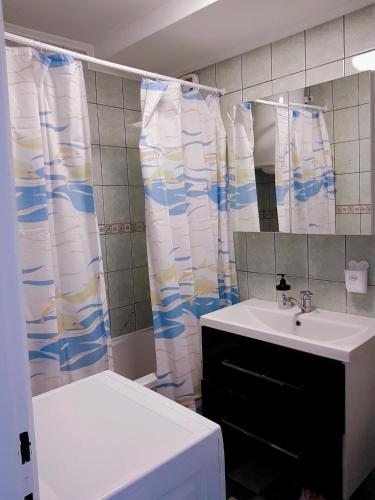 Vannas istaba naktsmītnē Apartman Taša