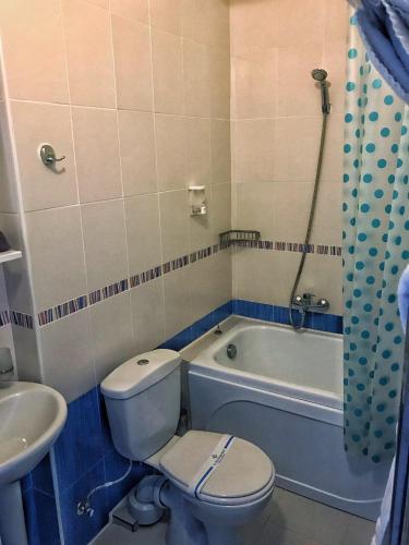 Koupelna v ubytování Hotel Ajur