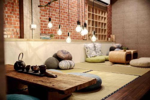 Posezení v ubytování BIRD series B&B&Hostel複合式民宿#本國旅客須先匯款