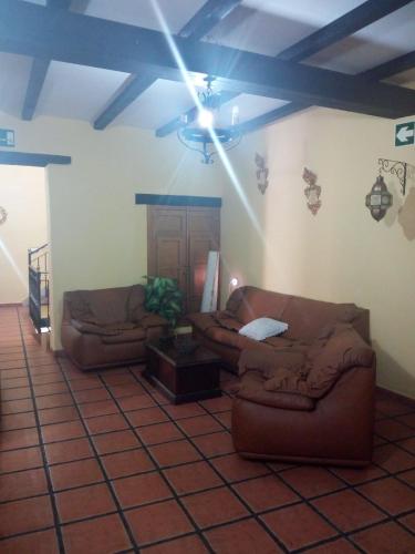 Posezení v ubytování La Posada de Eustaquio