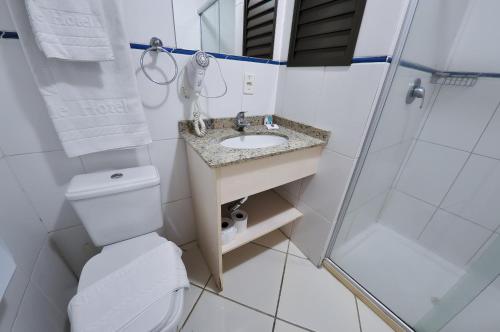 Salle de bains dans l'établissement klein Ville Esteio Br