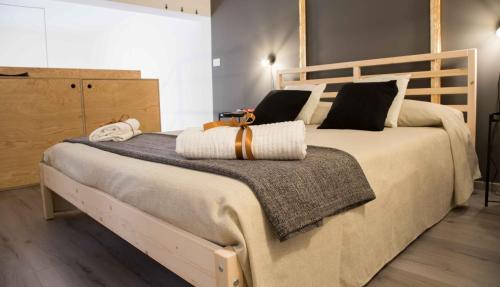 Postel nebo postele na pokoji v ubytování La Casa di Peo