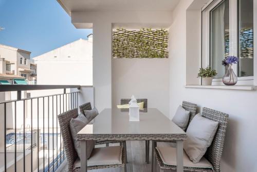 Balkón nebo terasa v ubytování Alek Altea17 Piscina, Terraza y Parking by Vero