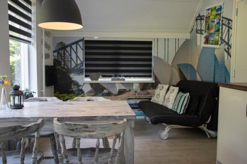 Χώρος καθιστικού στο Appartementen Aangenaam - Olde Horst Diever