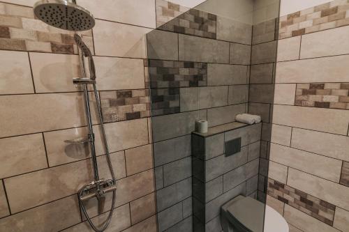 Bilik mandi di Jaunāmuiža Apartamenti
