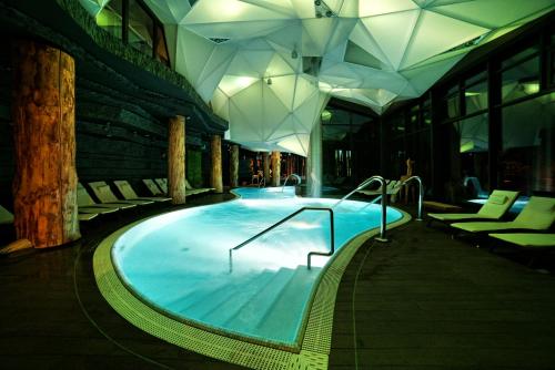 Бассейн в Hotel Żubrówka Spa & Wellness или поблизости