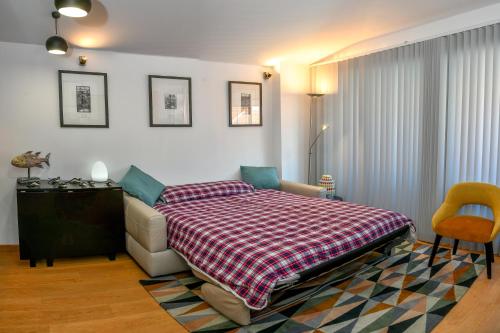 Posteľ alebo postele v izbe v ubytovaní Apartamento Mar II WITH PARKINg