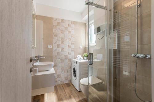 Kúpeľňa v ubytovaní Luxury view apartments