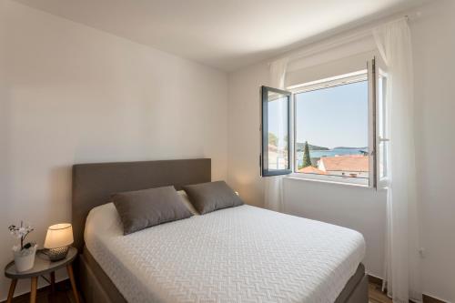 Posteľ alebo postele v izbe v ubytovaní Luxury view apartments