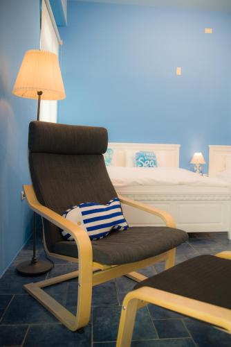 Χώρος καθιστικού στο Tongxin Homestay