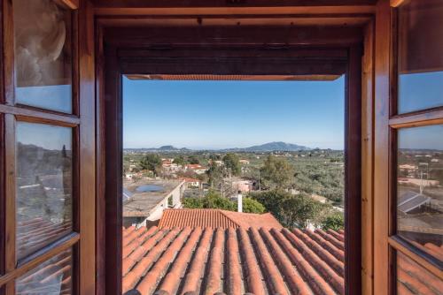 VouyiátonにあるVilla Margarita Zanteの屋根窓からの眺め