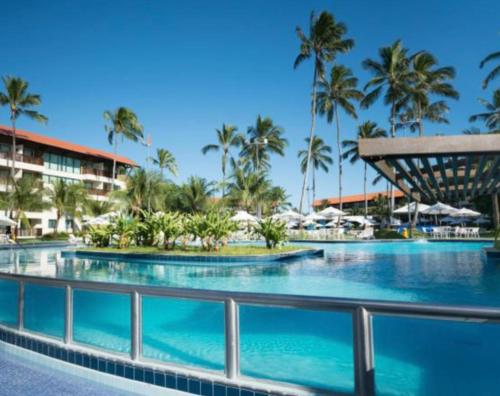 Bazén v ubytování Flat 2 quartos Resort Marulhos Porto de Galinhas C401 nebo v jeho okolí