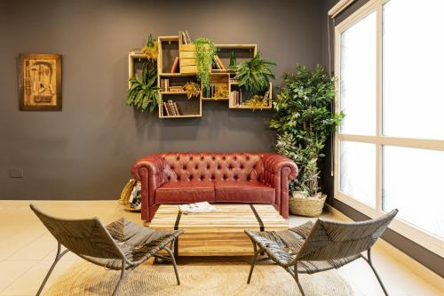 Гостиная зона в Ibis Oviedo