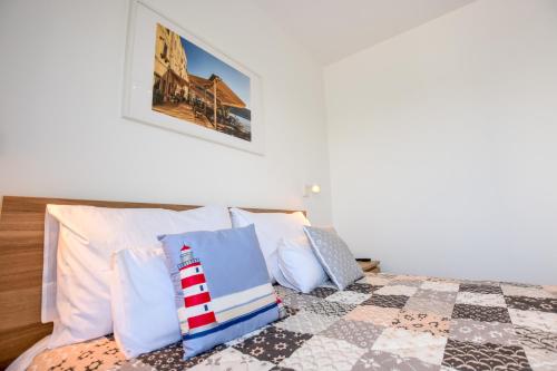 Katil atau katil-katil dalam bilik di Villa Magena - Modern Apartments in Pag Center