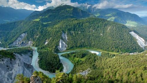 Un paisaje natural cerca de la casa vacacional