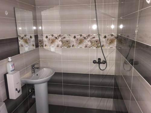 Koupelna v ubytování Liko Hostel