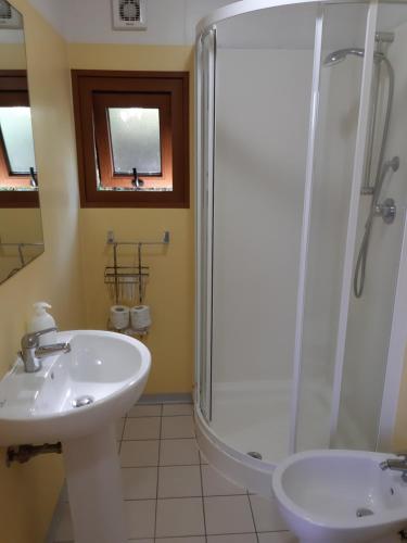 Ванная комната в Hotel Grotte del Paradiso
