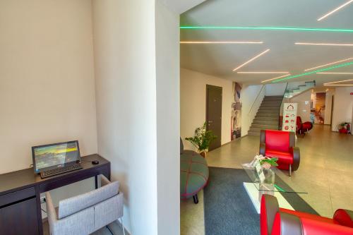 Un lugar para sentarse en Boutique Hotel Bramante & SPA