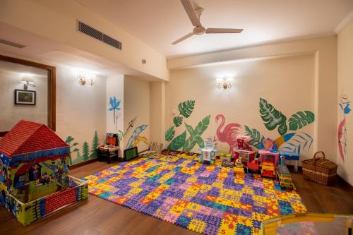 a room with lego toys on the floor at 8fold by LaRiSa in Shimla
