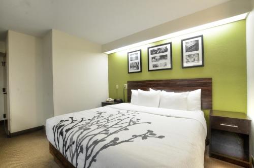 Ένα ή περισσότερα κρεβάτια σε δωμάτιο στο Sleep Inn Bryson City - Cherokee Area
