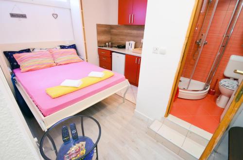 Apartment Ana Paola tesisinde bir odada yatak veya yataklar