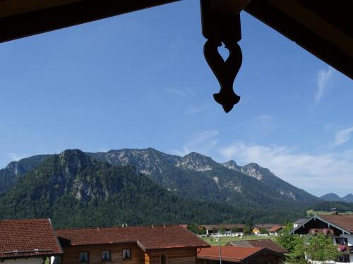 Vue générale sur la montagne ou vue sur la montagne depuis l'appartement