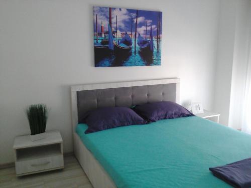 Postel nebo postele na pokoji v ubytování Apartament Ariadna Residence