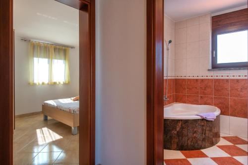 Koupelna v ubytování Ferienhaus Joy