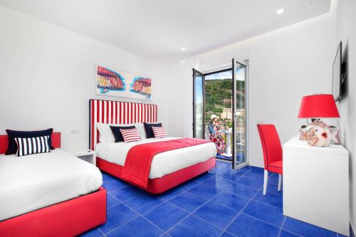 Cama o camas de una habitación en YourHome - Sersale Suites