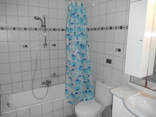 Koupelna v ubytování Mandorla Apartments