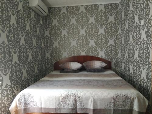 Кровать или кровати в номере Старый замок