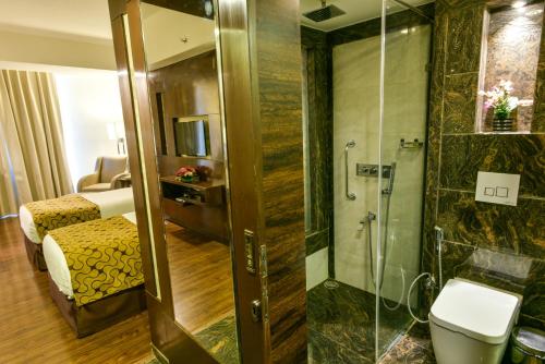 Koupelna v ubytování Renest Jaipur