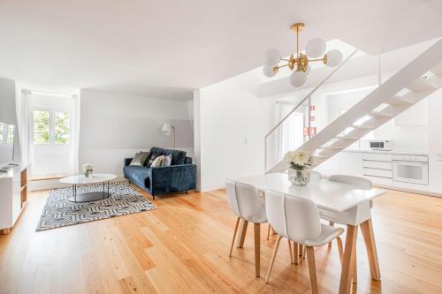 Kuchyň nebo kuchyňský kout v ubytování Tandem Palacio Alfama Apartments