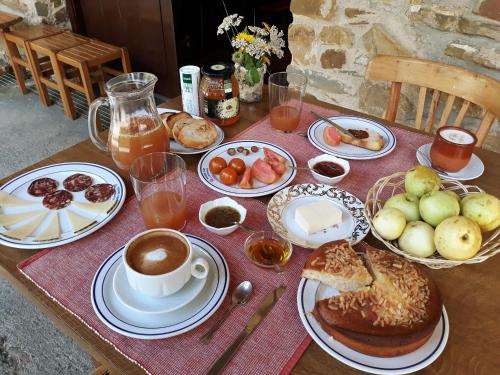 Jídlo v venkovského domu nebo okolí